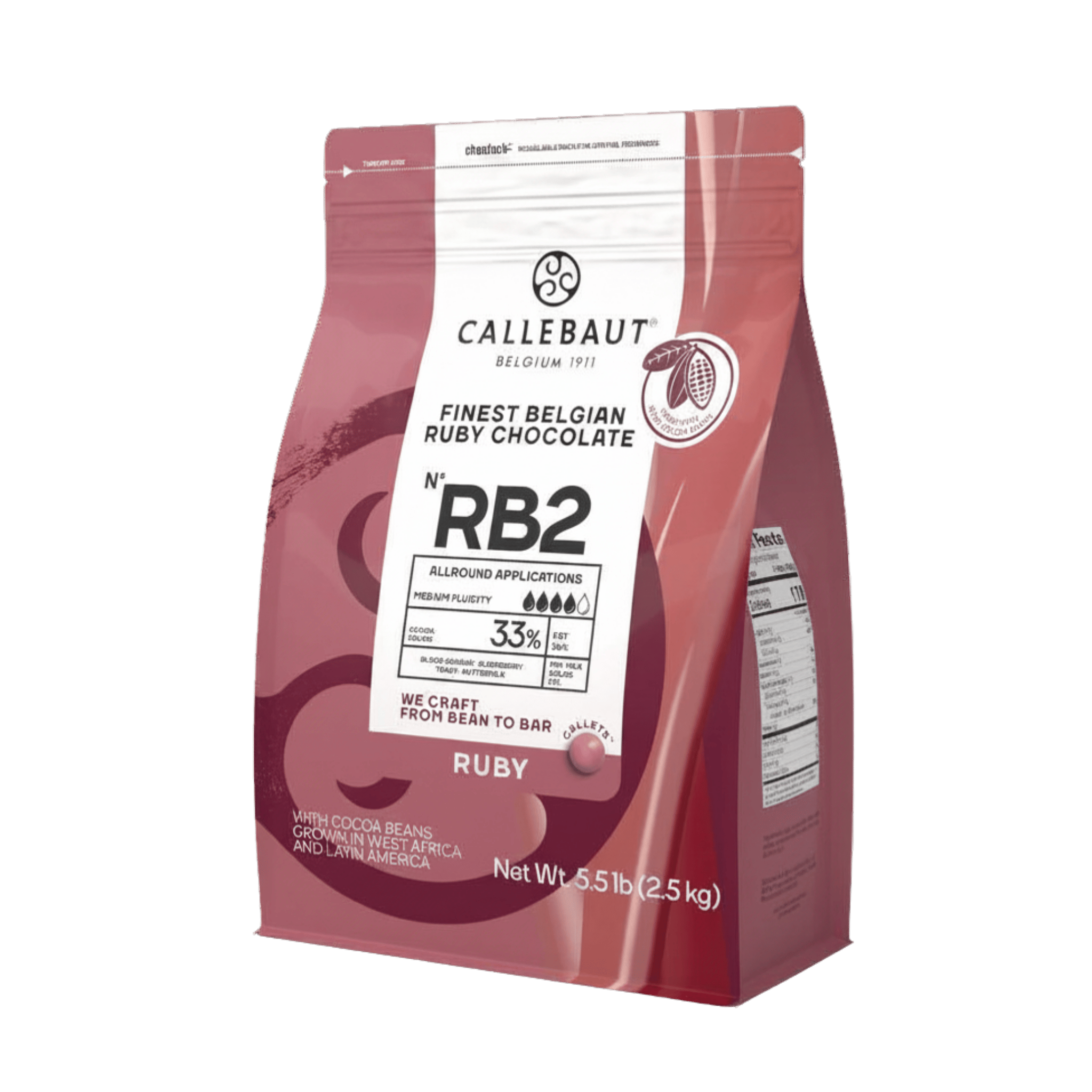Ruby Chocolate Callets Recipe RB2 2.5kg, , large